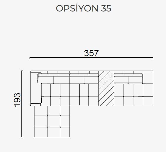 25 готови конфигурации на модулен разтегателен диван «Panamera Comfort»