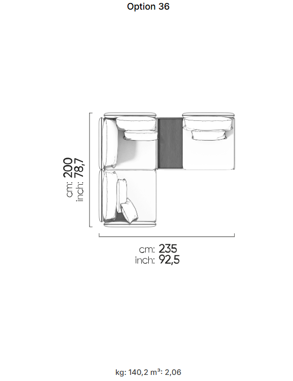 53 готови конфигурации на модулен диван «Fox»