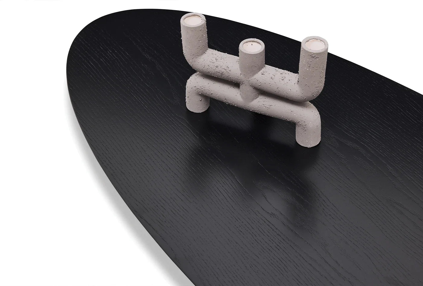 Холна маса «Oblique» с естествен фурнир, с размер 187х30х73см