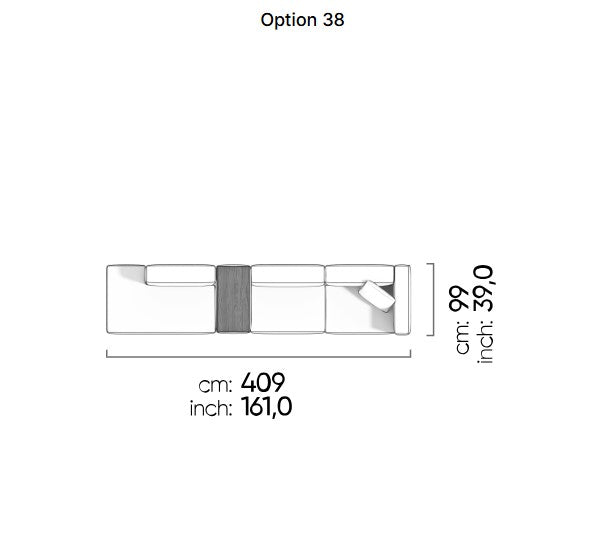 113 готови конфигурации на модулен диван «Cubic»