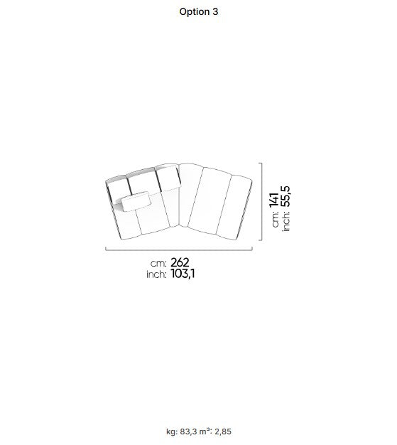 50 готови конфигурации на модулен разтегателен диван «Orion»