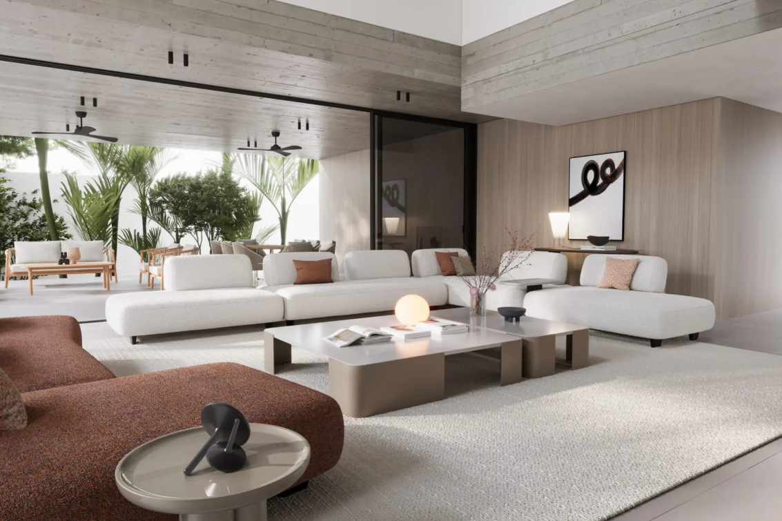 40 готови конфигурации на модулен разтегателен диван «Bon Bon Linea»