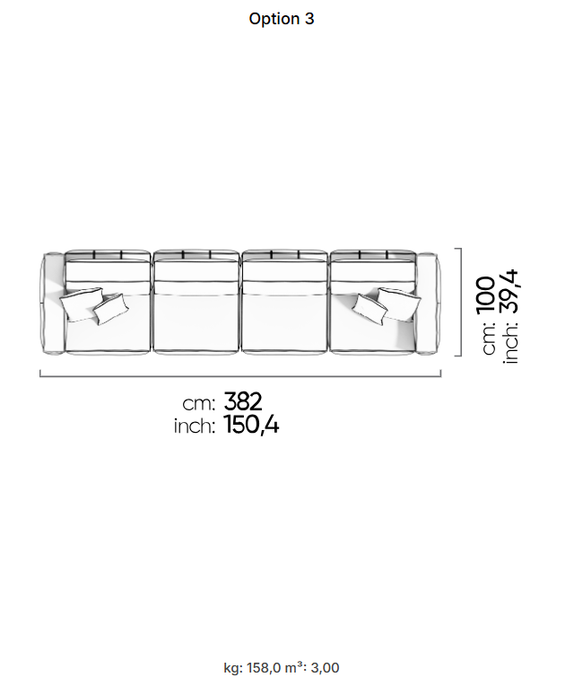 75 готови конфигурации на модулен разтегателен диван «Air Cavalli Relax»