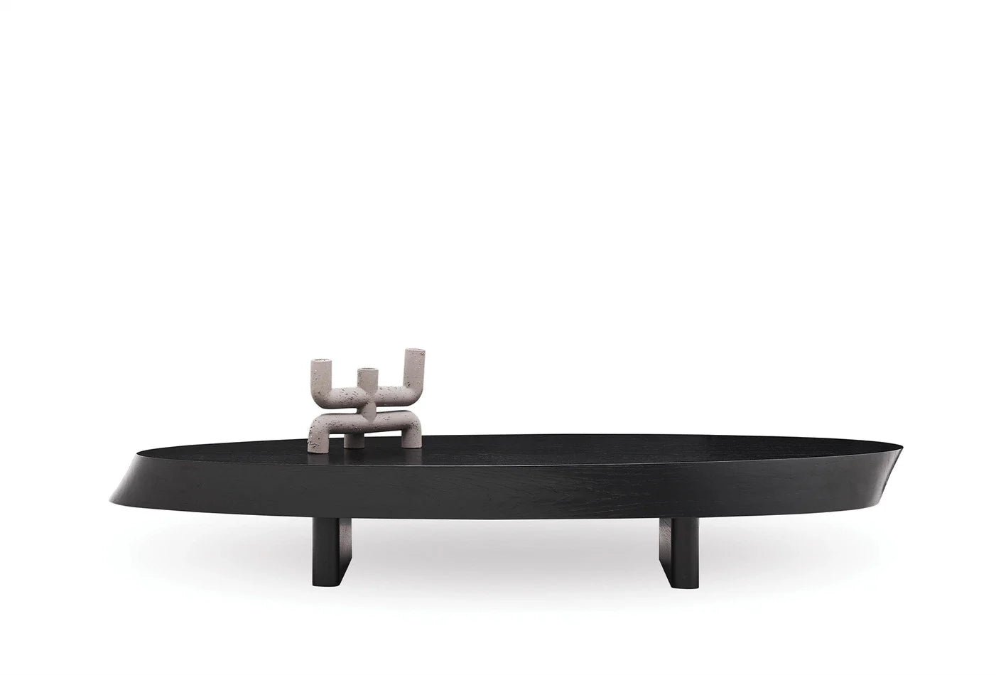 Холна маса «Oblique» с естествен фурнир, с размер 187х30х73см