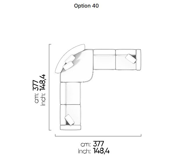 113 готови конфигурации на модулен диван «Cubic»