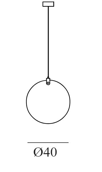 Висяща лампа за таван «Alabaster»