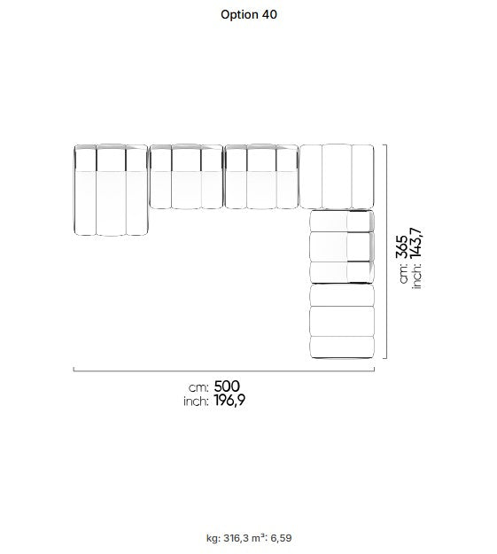 50 готови конфигурации на модулен разтегателен диван «Orion»