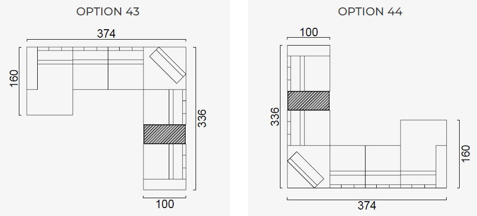 68 готови конфигурации на модулен разтегателен диван «Air Cavalli Relax»