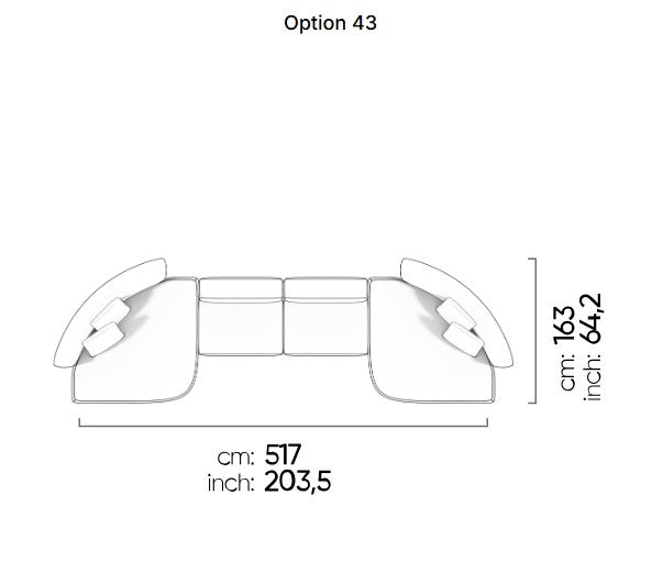 113 готови конфигурации на модулен диван «Cubic»