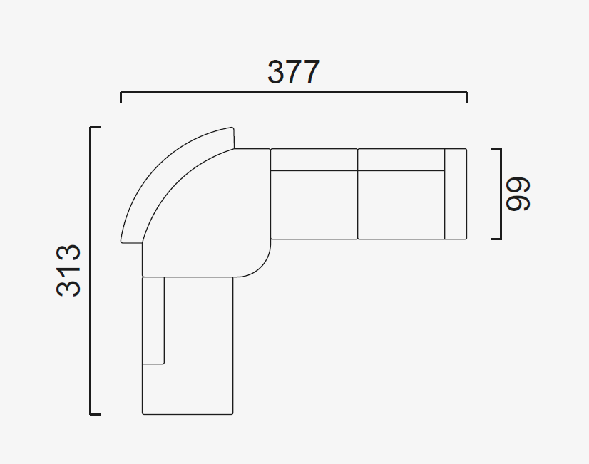 86 готови конфигурации на модулен диван «Cubic»
