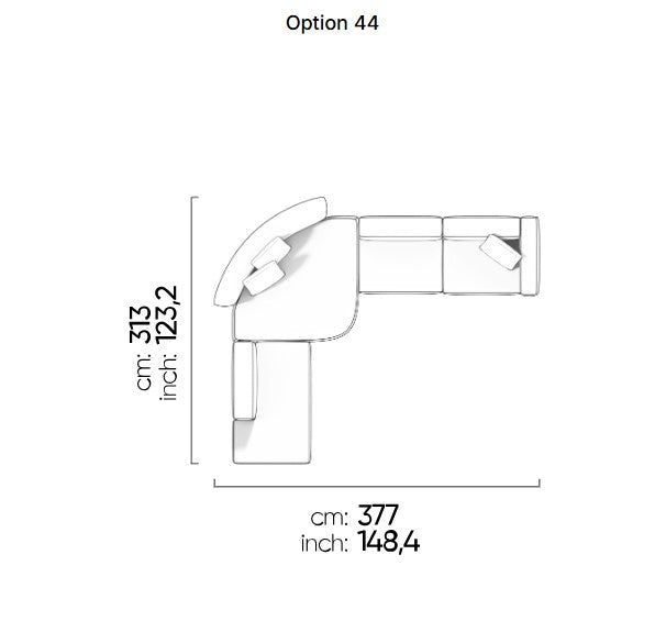 113 готови конфигурации на модулен диван «Cubic»