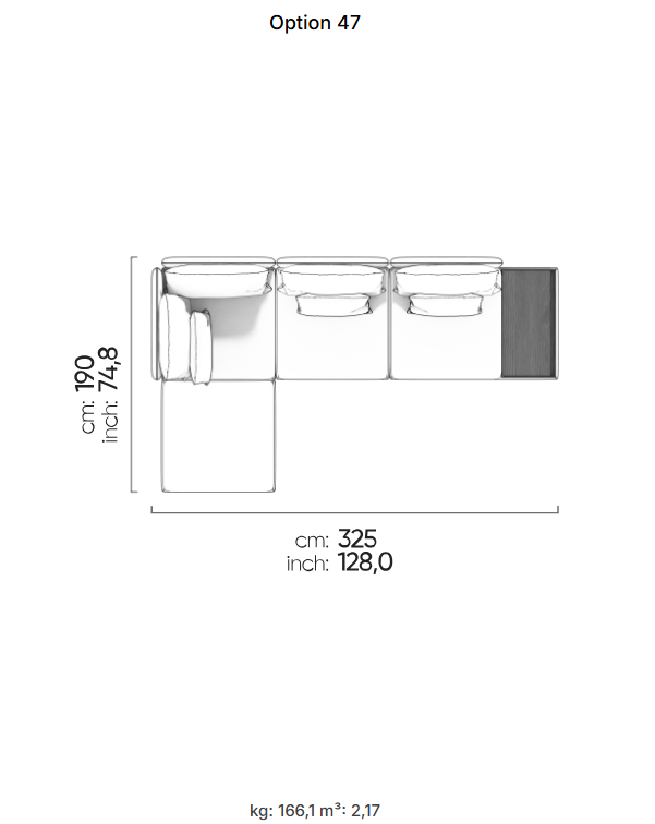 53 готови конфигурации на модулен диван «Fox»