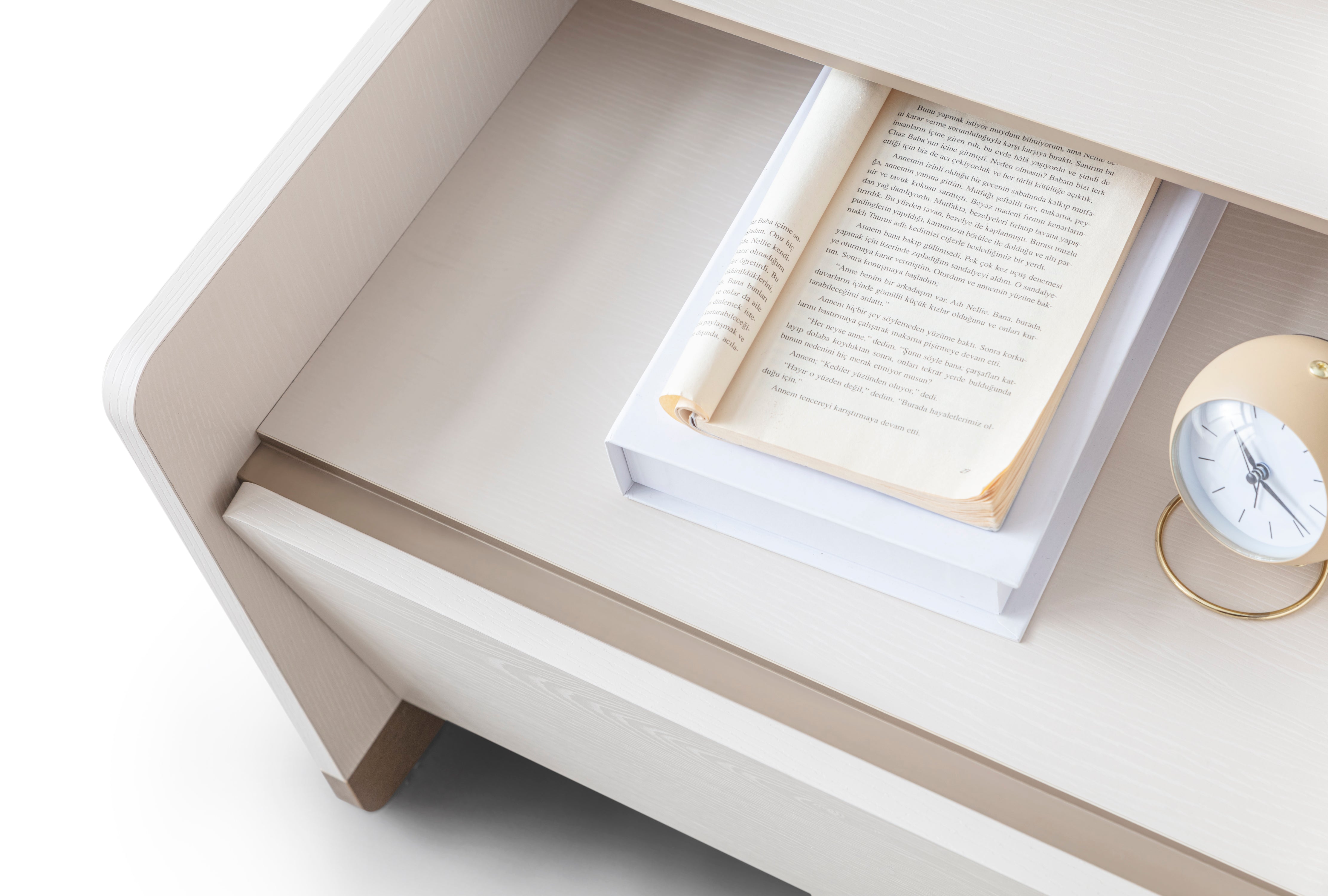 Нощно шкафче «Japandi» + чекмедже, размер 60х43х47см