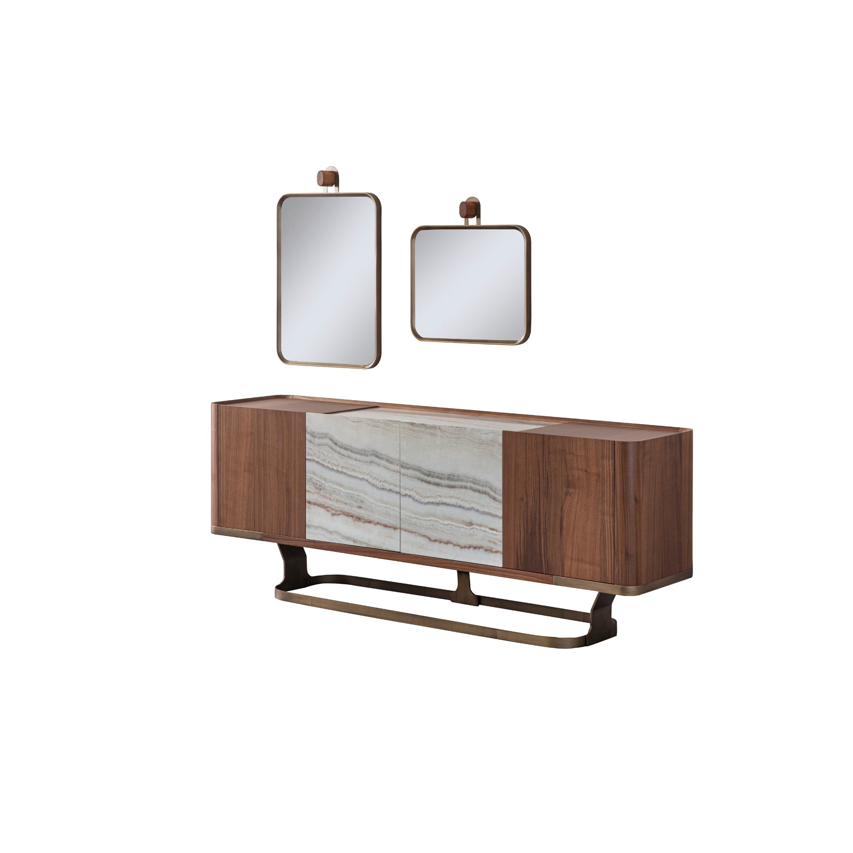 Бюфет «Aqua» с естествен фурнир, размер 210х81х48см