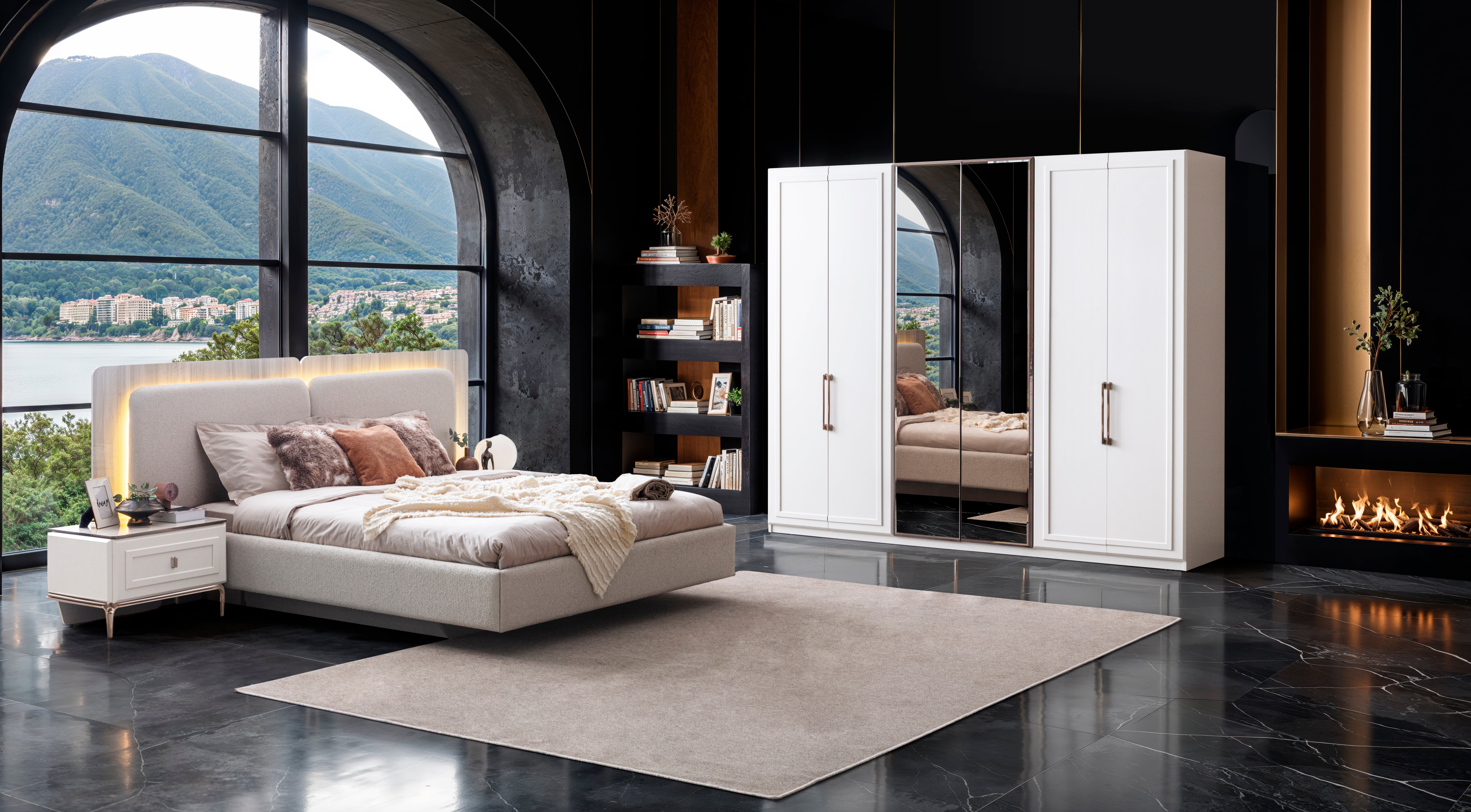 Тапицирано легло «Chloe» с място за съхранение