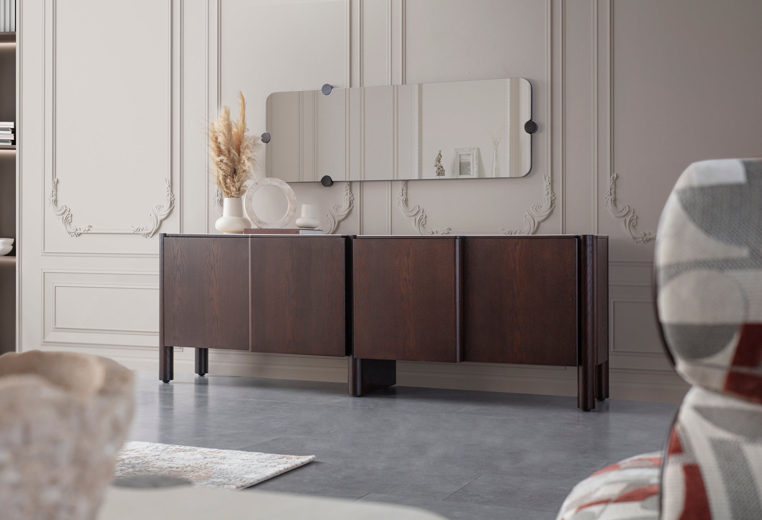 Бюфет «Alaska» с естествен фурнир, с размер 230х78х57см