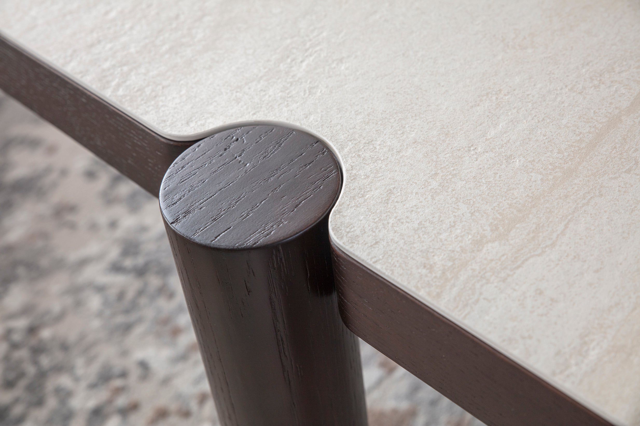 Помощна маса «Alaska» - с травертин