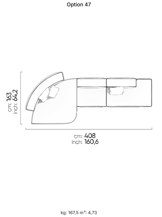 64 готови конфигурации на модулен диван «Plus Poufy»