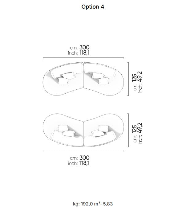 25 готови конфигурации на модулен разтегателен диван «Bon Bon»