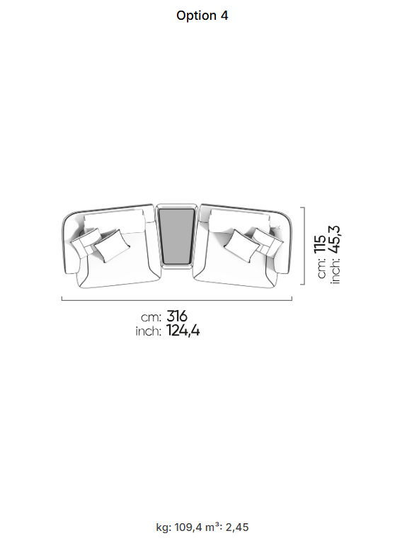 33 готови конфигурации на модулен диван «Lugano»