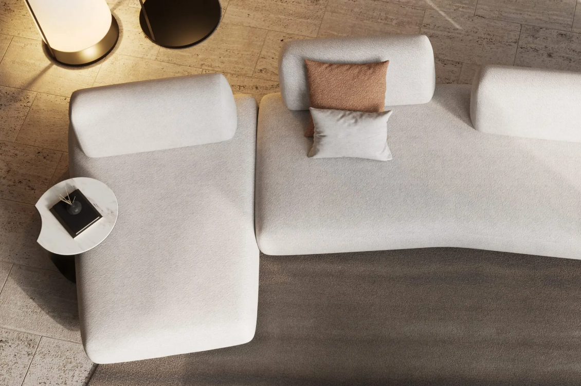 10 модула за модулен разтегателен диван «Bon Bon Linea»