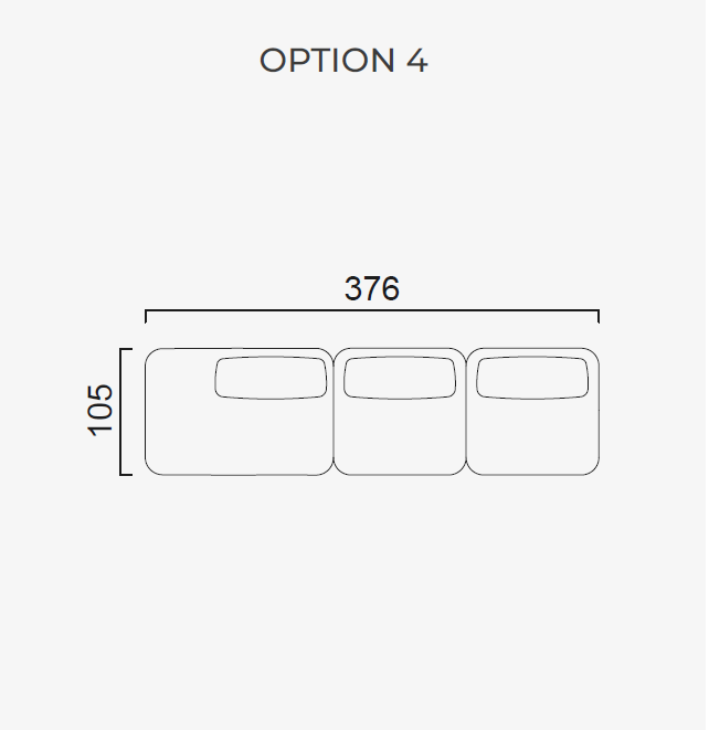 Модулен диван Bon Bon Linea - Готови конфигурации