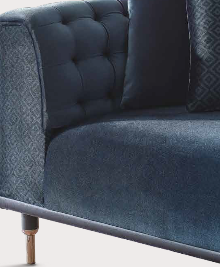 Tриместен разтегателен диван «Eterna» + 5 декоративни възглавници, ширина 235см