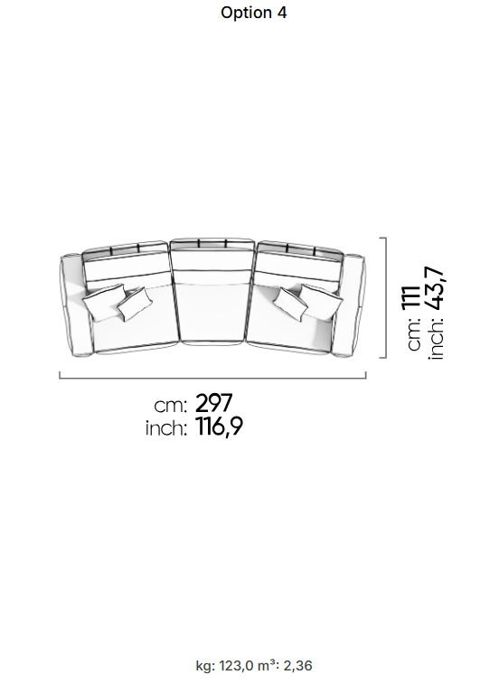 75 готови конфигурации на модулен разтегателен диван «Air Cavalli Relax»
