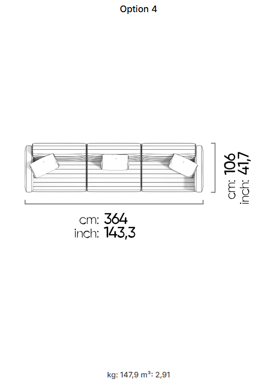 69 готови конфигурации на модулен диван «Heritage»