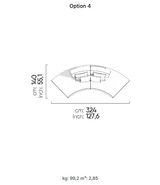 96 готови конфигурации на модулен разтегателен диван «Le Mans Comfort»
