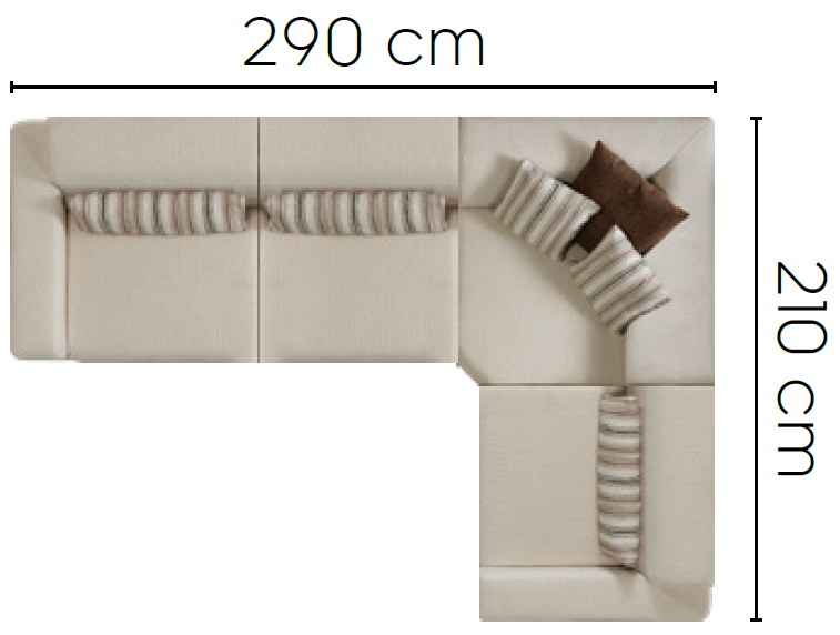 Модулен диван P Luna - готови конфигурации