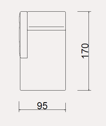 Модулен диван «Liman» + механизъм за глава, USB зарядна станция