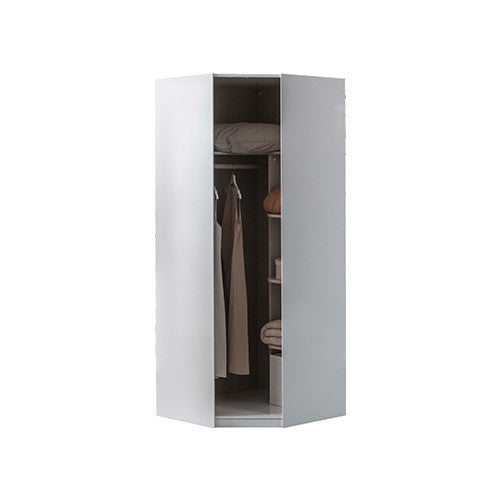 Модулен гардероб «Noble» - 4 модула, с осветление, стъклени, ПДЧ врати