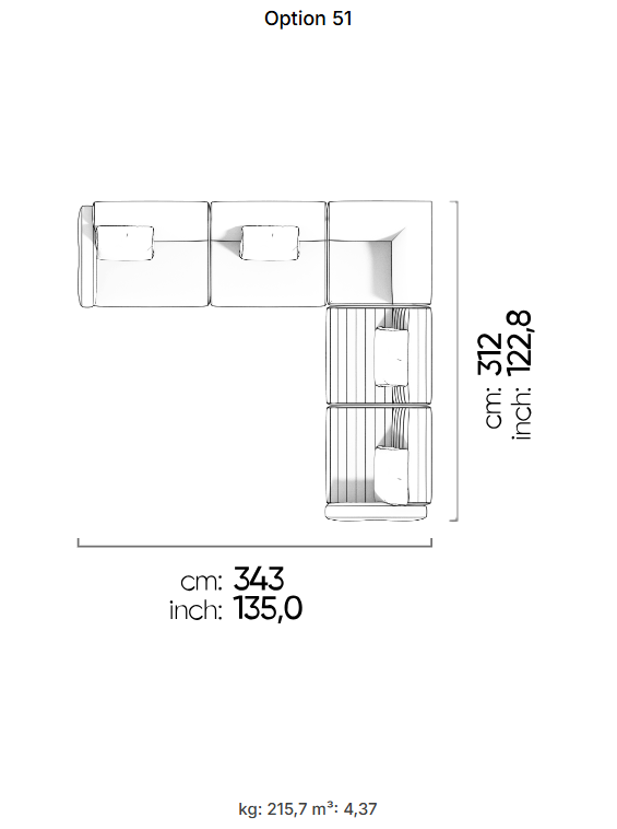 69 готови конфигурации на модулен диван «Heritage»