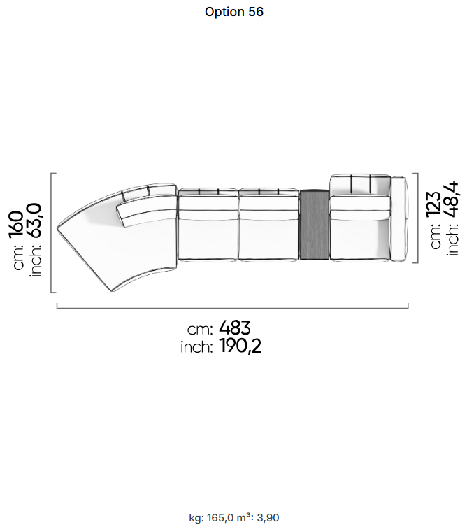 75 готови конфигурации на модулен разтегателен диван «Air Cavalli Relax»