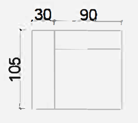 Модулен разтегателен диван «Selale» + електрически механизъм, USB зарядна станция