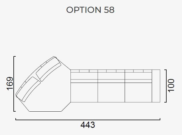 68 готови конфигурации на модулен разтегателен диван «Air Cavalli Relax»