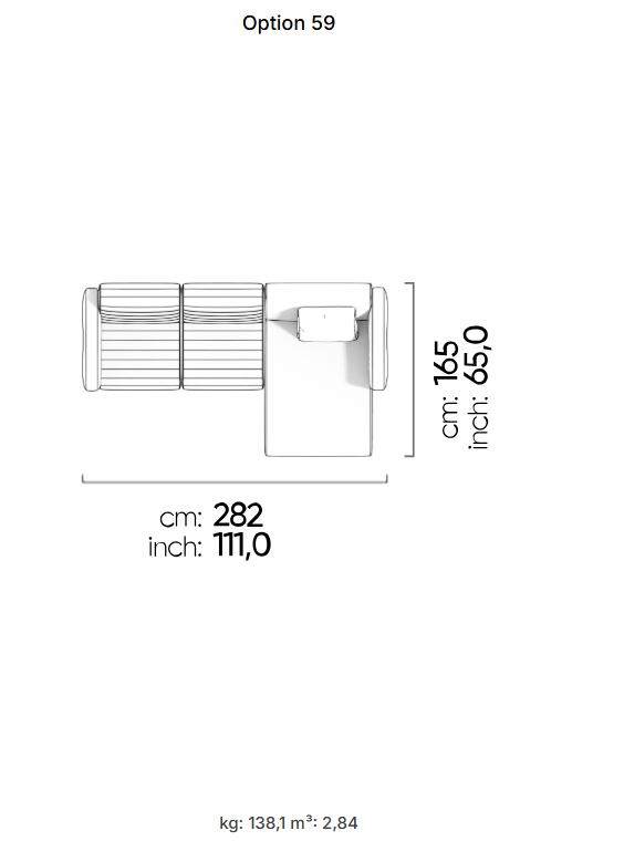 69 готови конфигурации на модулен диван «Heritage»