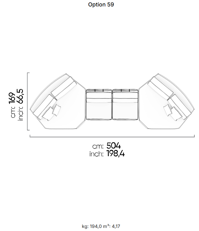 75 готови конфигурации на модулен разтегателен диван «Air Cavalli Relax»