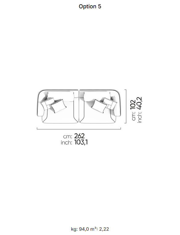 33 готови конфигурации на модулен диван «Lugano»