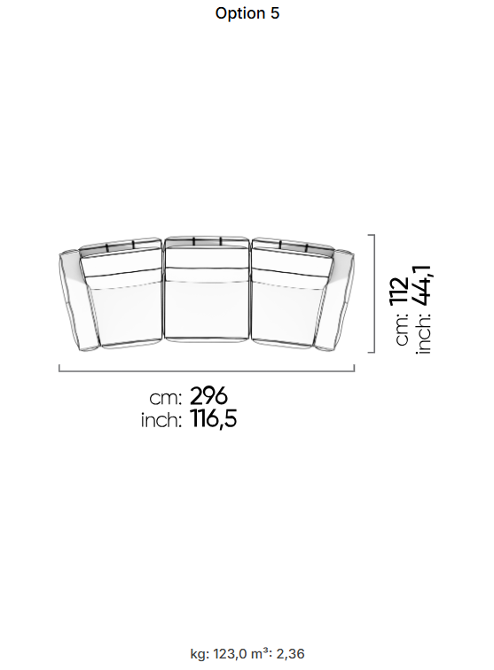 75 готови конфигурации на модулен разтегателен диван «Air Cavalli Relax»