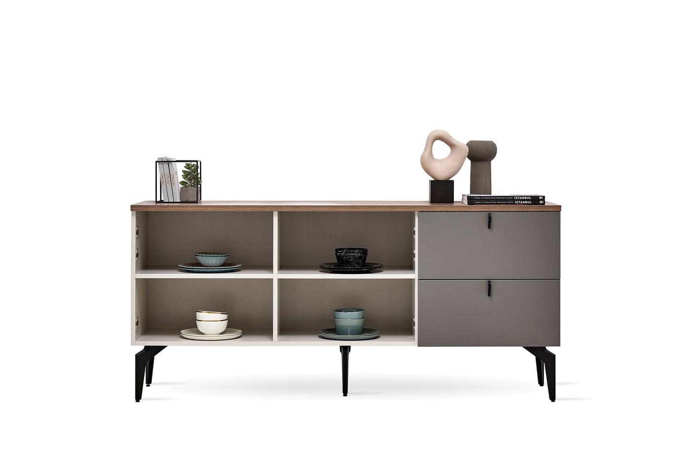 Бюфет «Cordell» с две чекмеджета, размер 182х82х46см