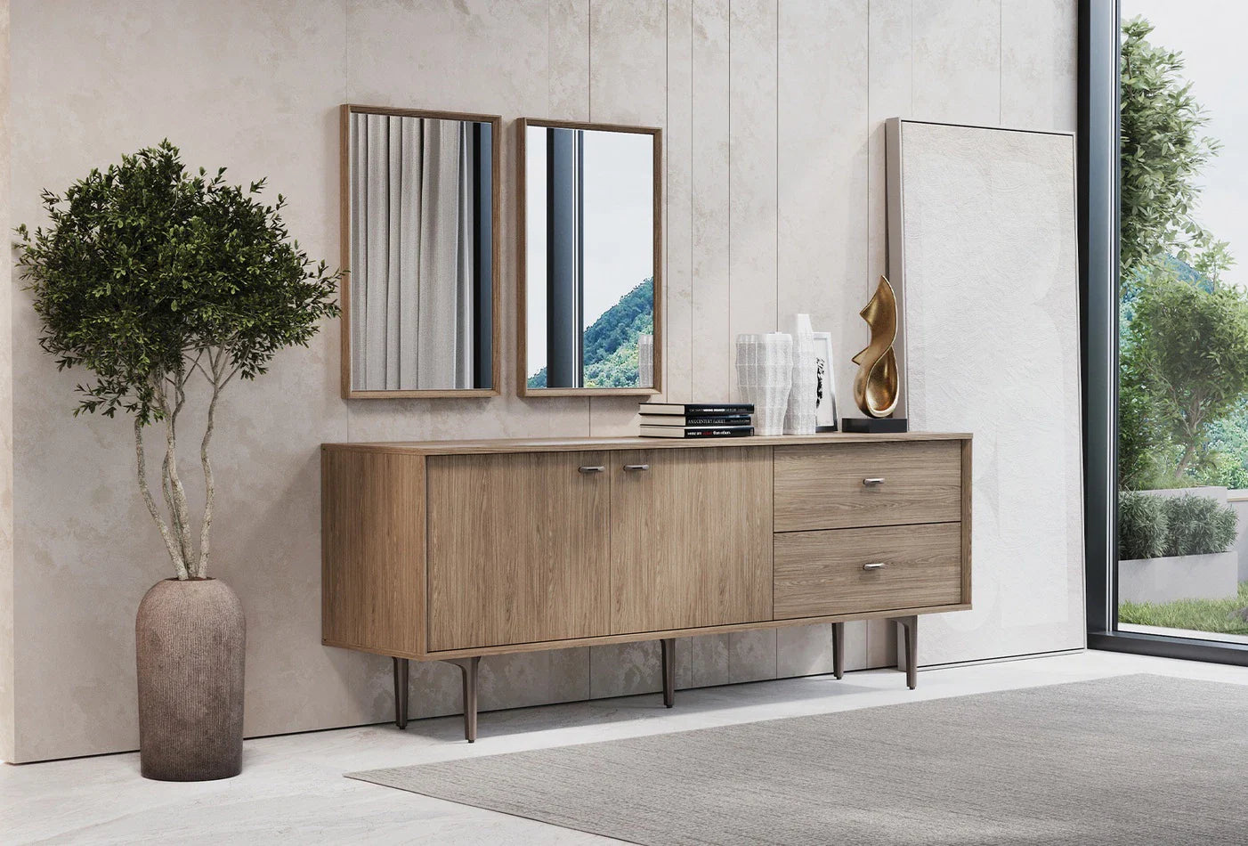 Бюфет «Paloma» с две чекмеджета, два размера