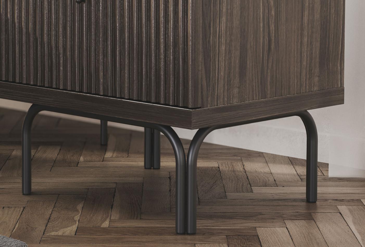 Нощно шкафче «Austin Oak Dark» + чекмедже, размер 59х55х48см