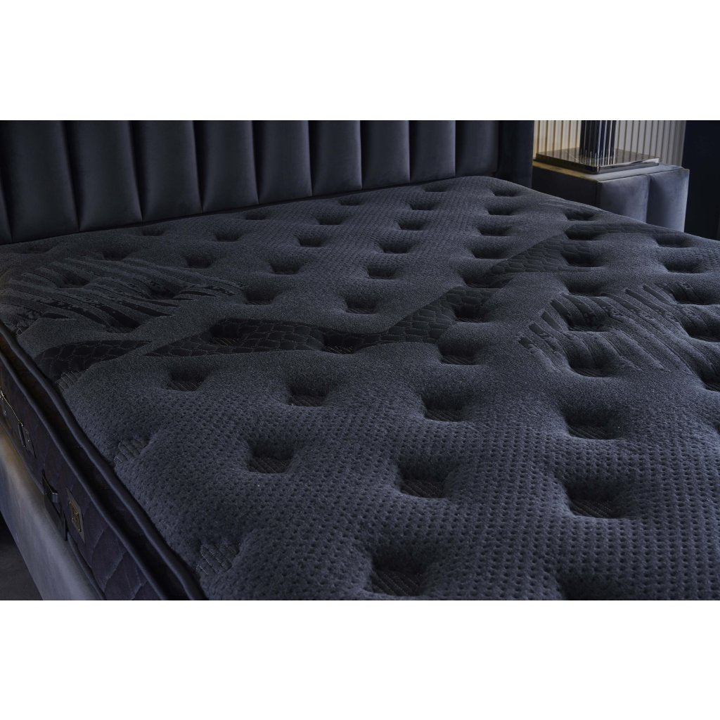 Тапицирано легло «Blackberry» + Матрак и табла - с място за съхранение, повдигащ механизъм, система за безшумно затваряне