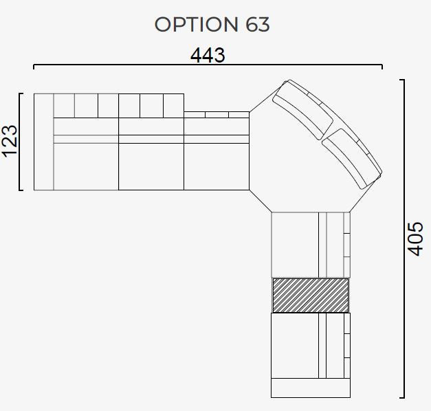 68 готови конфигурации на модулен разтегателен диван «Air Cavalli Relax»