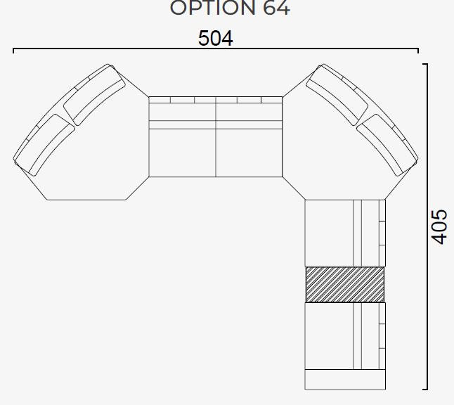 68 готови конфигурации на модулен разтегателен диван «Air Cavalli Relax»