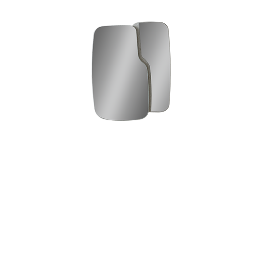 Огледало за тоалетка «Point» с размер 100х74х43см