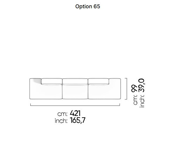 113 готови конфигурации на модулен диван «Cubic»