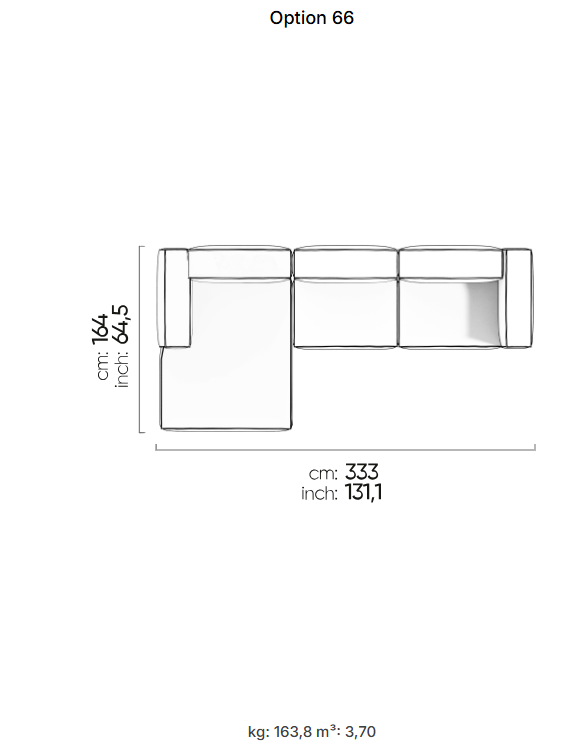 64 готови конфигурации на модулен диван «Plus Poufy»